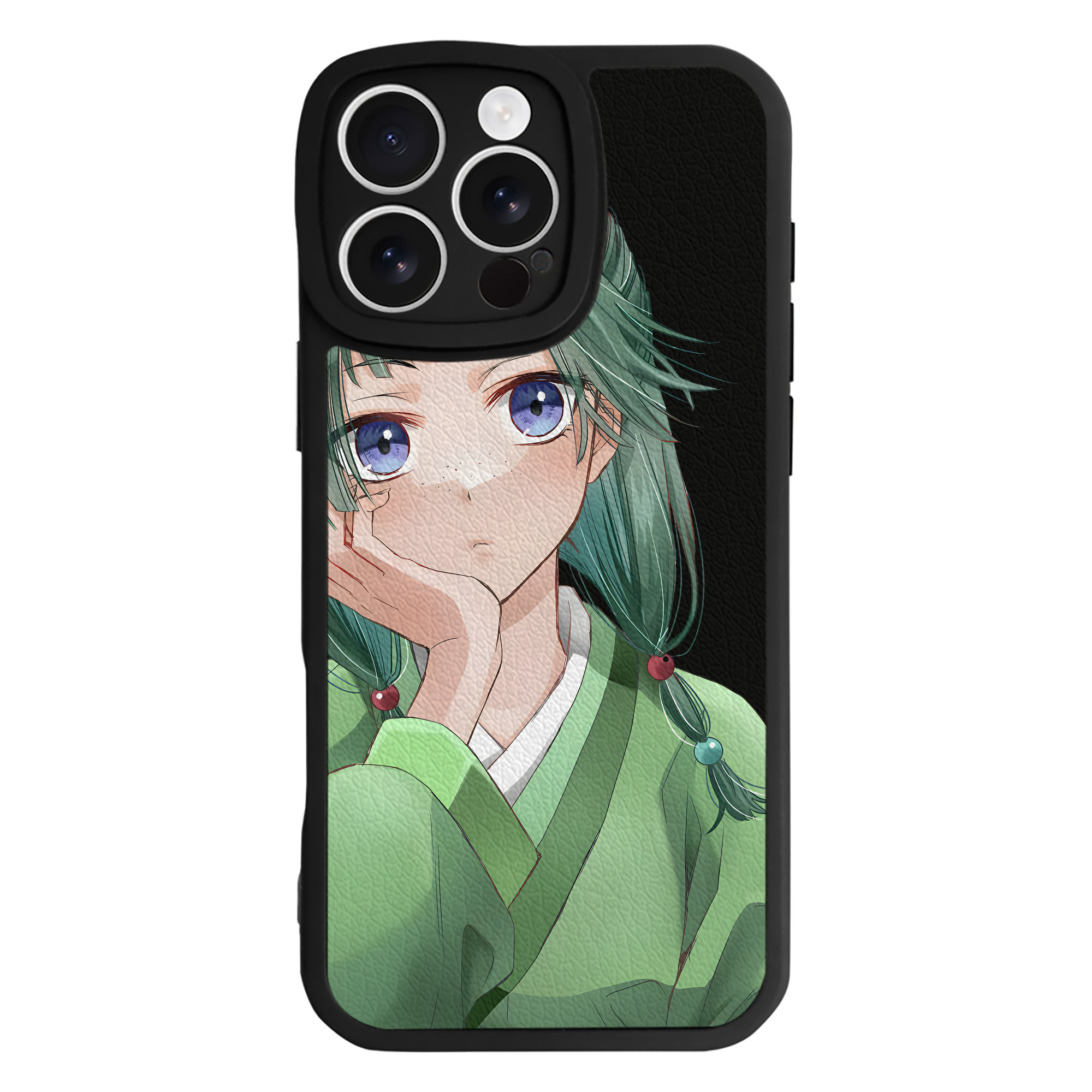 （画像用） 薬屋のひとりごと The Apothecary Diaries 【iPhone 16シリーズ対応】シリコンスマホケース（レザー調） 材質：シリコン